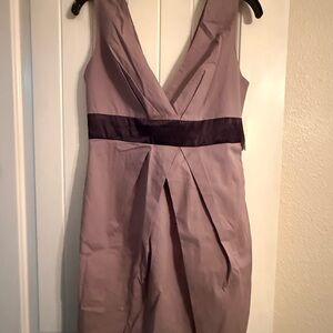 Forever 21 Sleeveless Gray Dress with Black Waistband